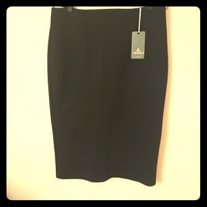 Black Pencil Strechi Skirt Size 48  Made in Turkey